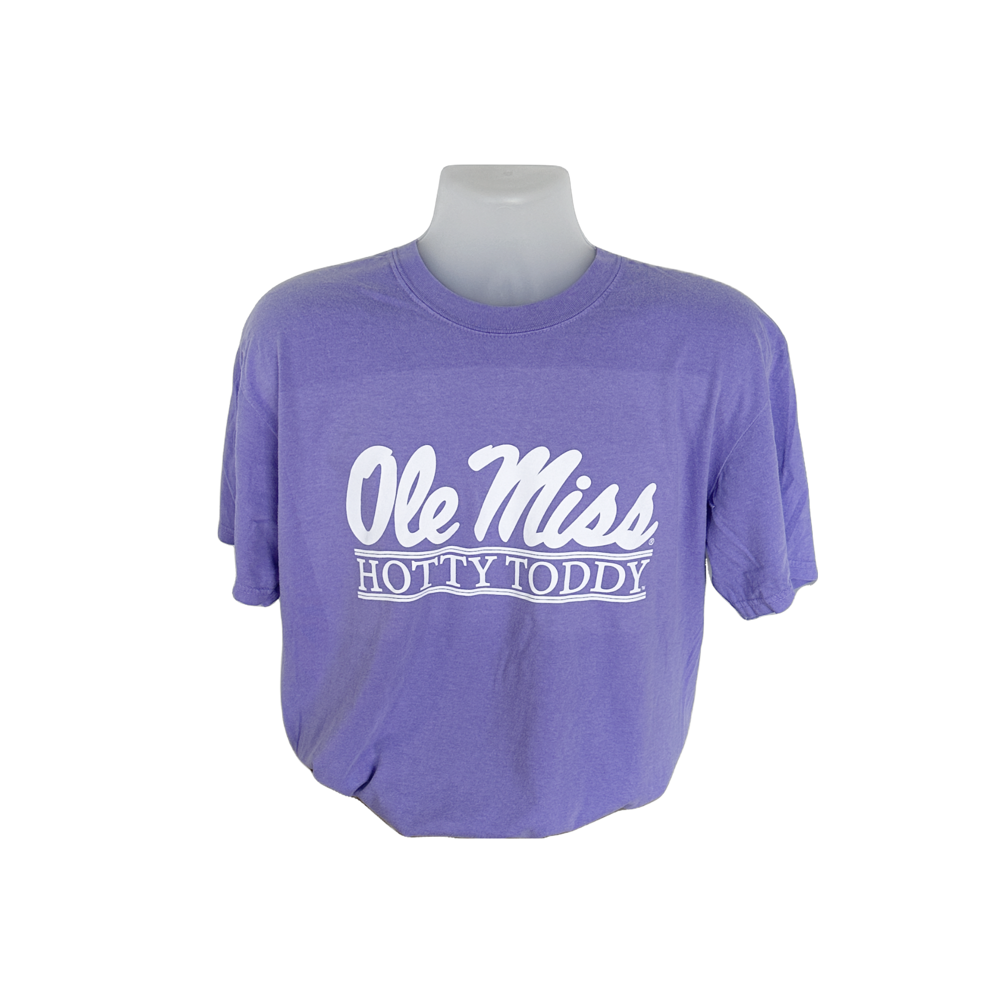 Hotty Toddy Bar White Letters Short Sleeve T-Shirt | Oxford T