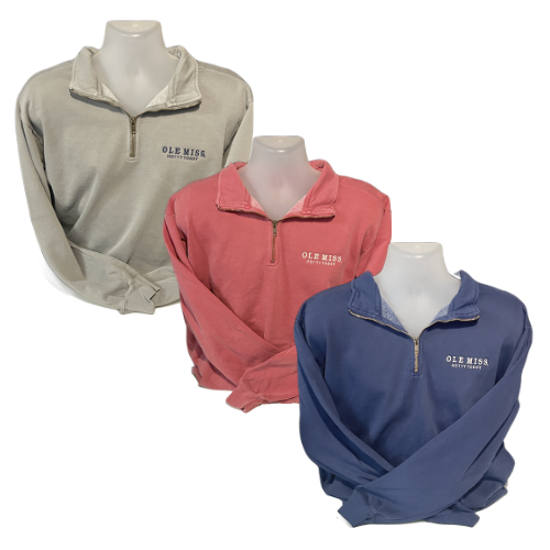 Ole Miss Hotty Toddy 1/4 Zip | Oxford T-shirt Company