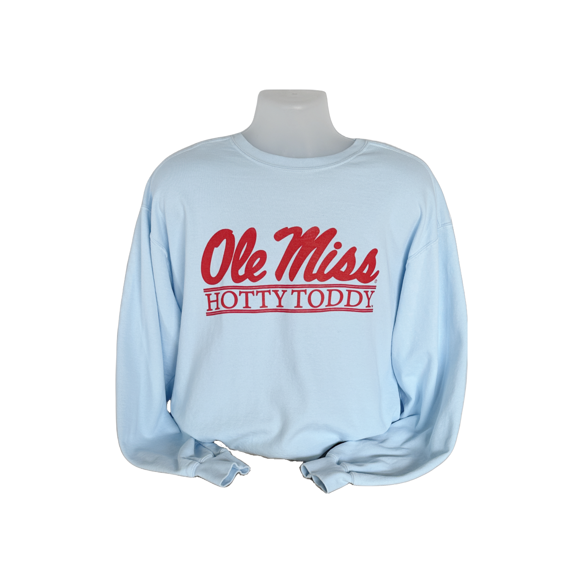 Hotty Toddy Bar Comfort Colors Crewneck Sweatshirt | Oxford T