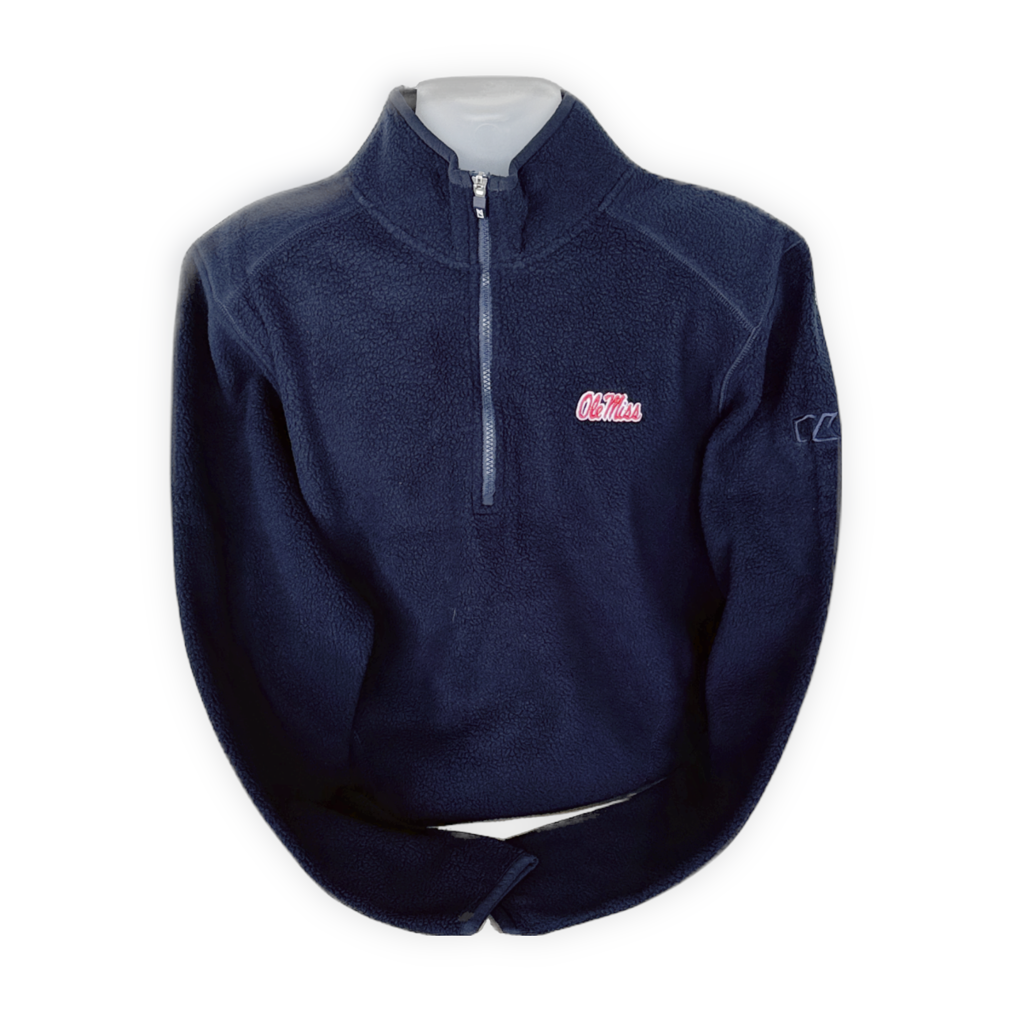 Ole Miss Sherpa Fleece Quarter Zip Jacket | Oxford T-shirt Company