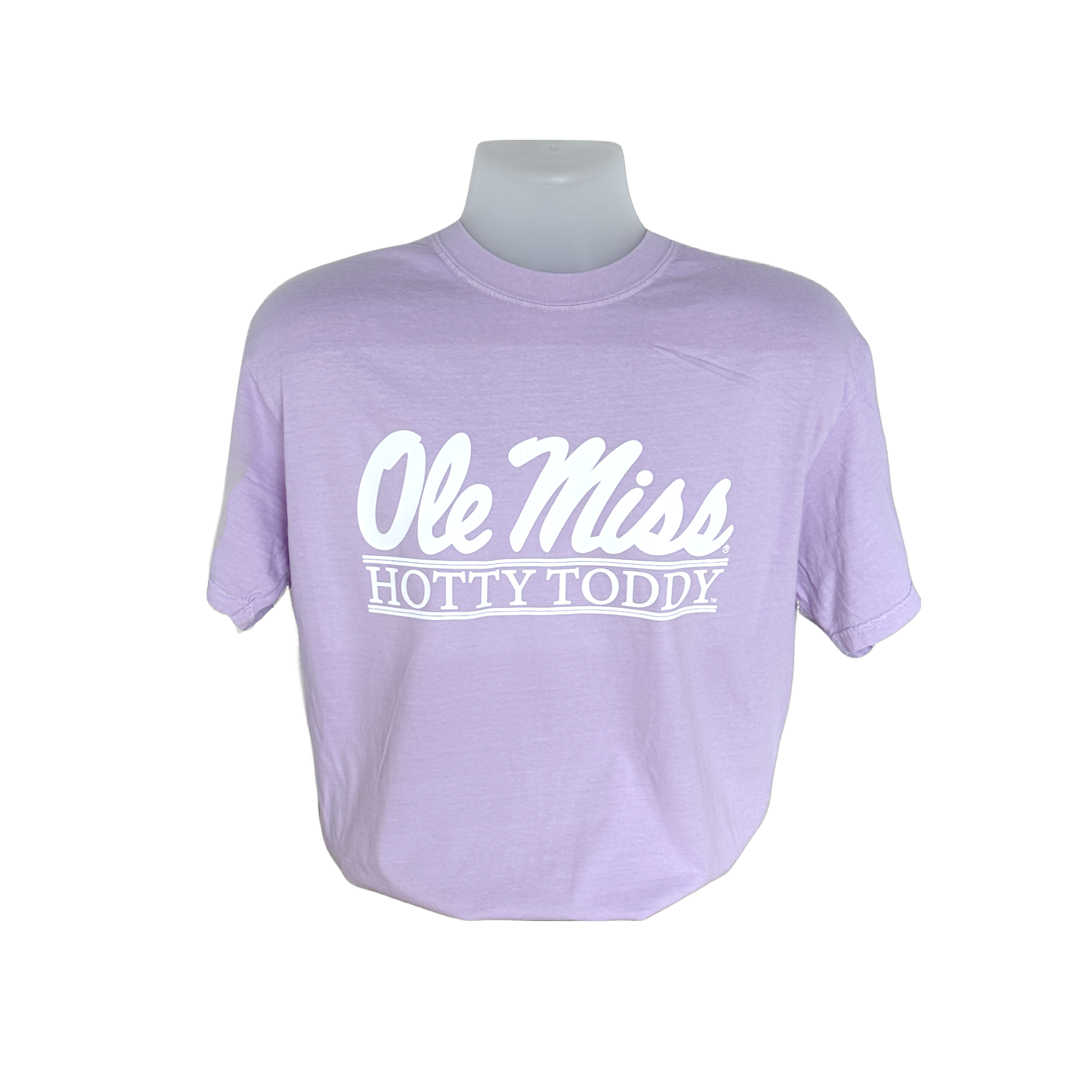 Hotty Toddy Bar White Letters Short Sleeve T-Shirt | Oxford T
