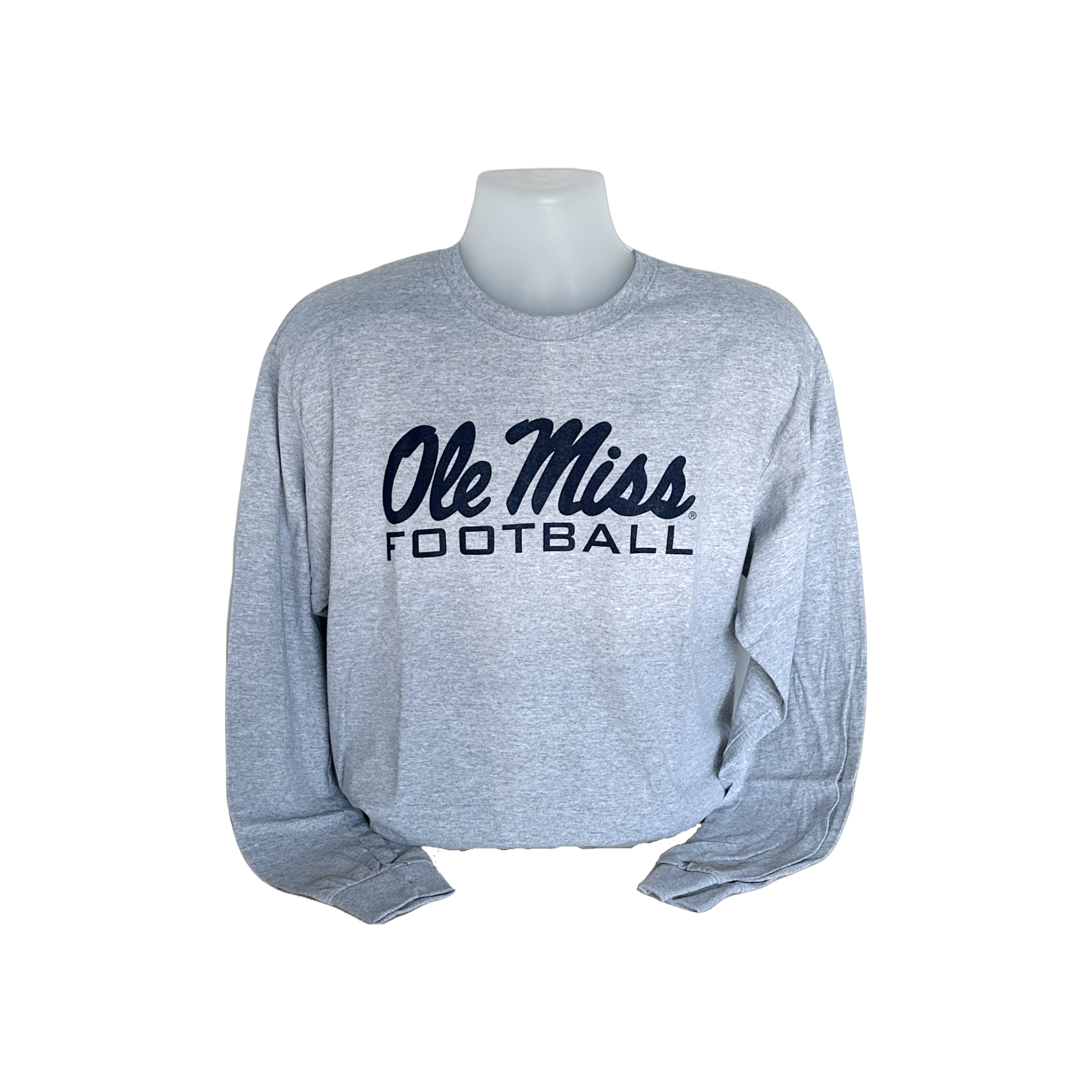 Script Ole Miss Football Long Sleeve | Oxford T-shirt Company