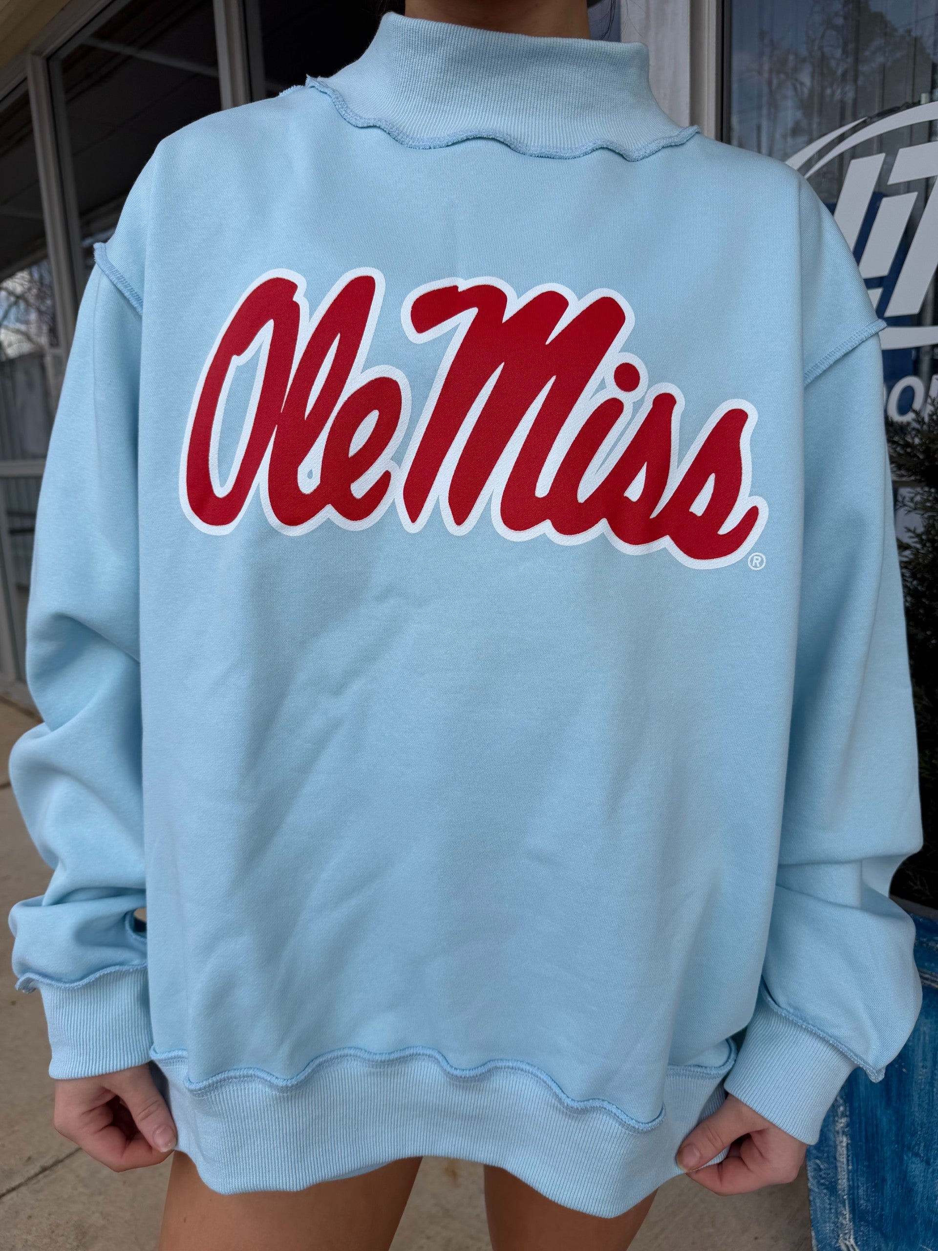 Ole Miss Mockneck | Oxford T-shirt Company