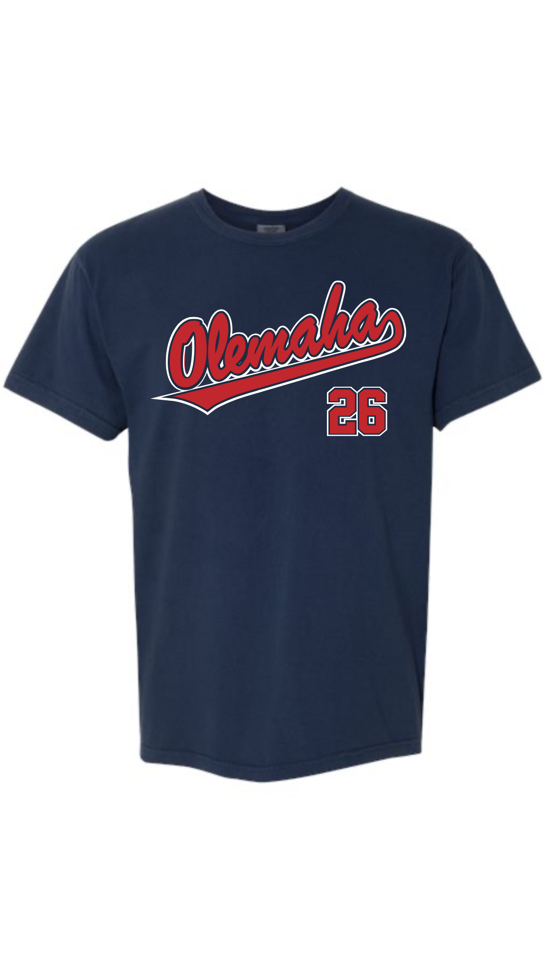 Olemaha Swoosh 26 Short Sleeve T-Shirt | Oxford T-shirt Company