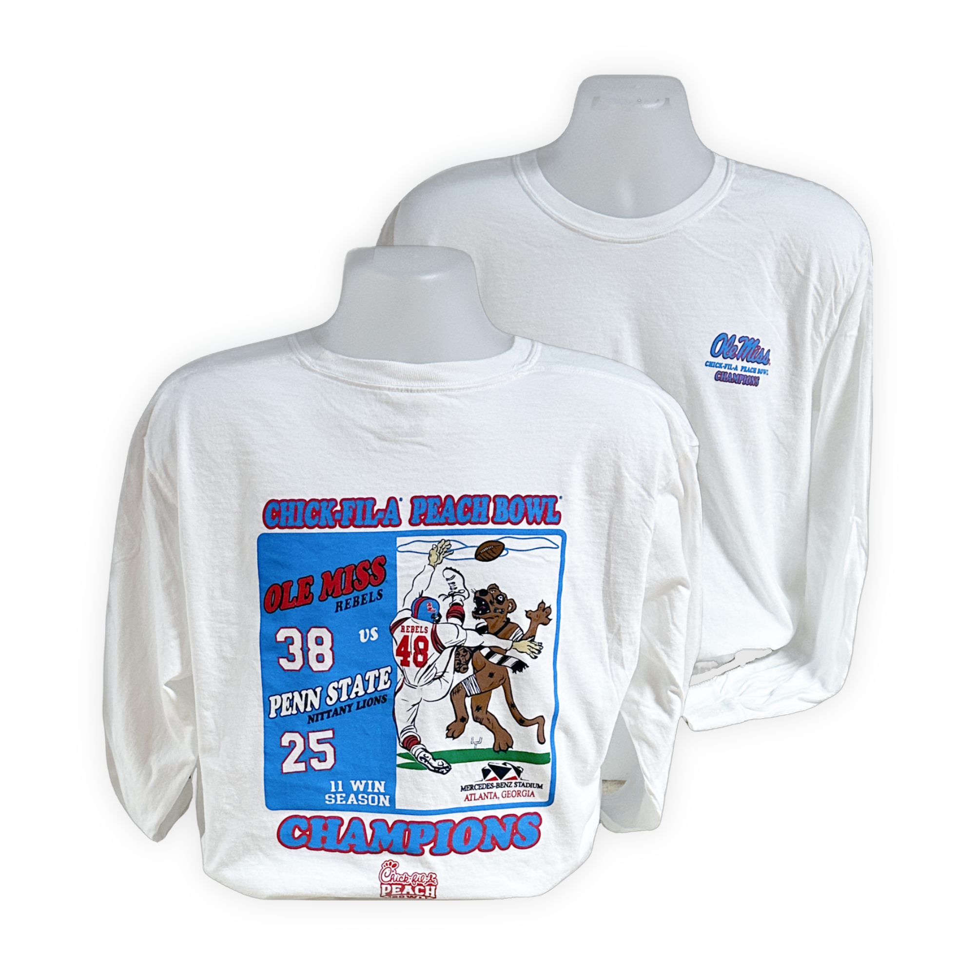 2023 Chick-fil-A Peach Bowl PENN ST Long Sleeve T – Peach Bowl Merch